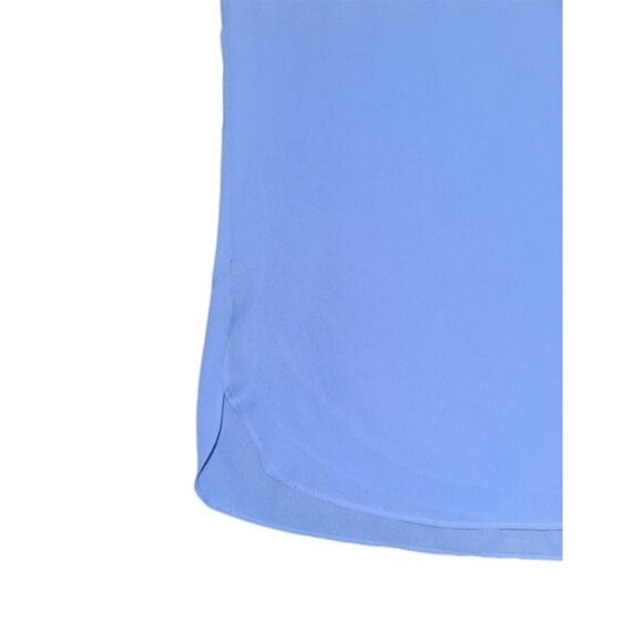 Hal Ferman Skirt Set size 18 Blue Elastic Wasit Fancy Cowl Neck 2 Pieces Vintage - Picture 4 of 5